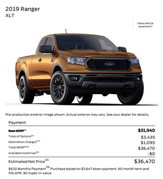 Illustration for article titled So apparently the '19 Ranger Configurator is still up. So I built one just the way I like it